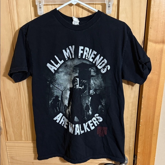 Alstyle The Walkjng Dead Black Graphic T-Shirt - Picture 1 of 5